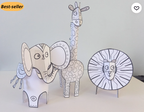 Cut & Build Animal Crafts Printable Kit